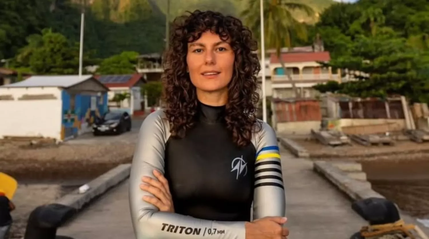 Фридайверка з Миколаєва Катерина Садурська вдев'яте встановила світовий рекорд. Фото: Катерина Садурська