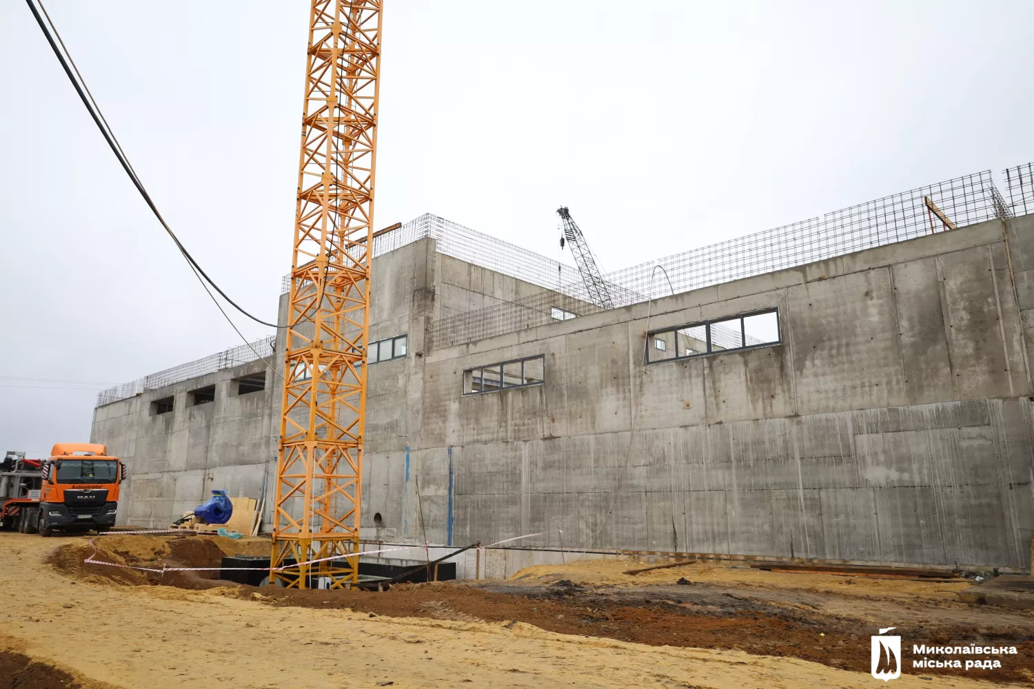 Будівництво нових водоочисних споруд для Миколаєва, фото: міська рада