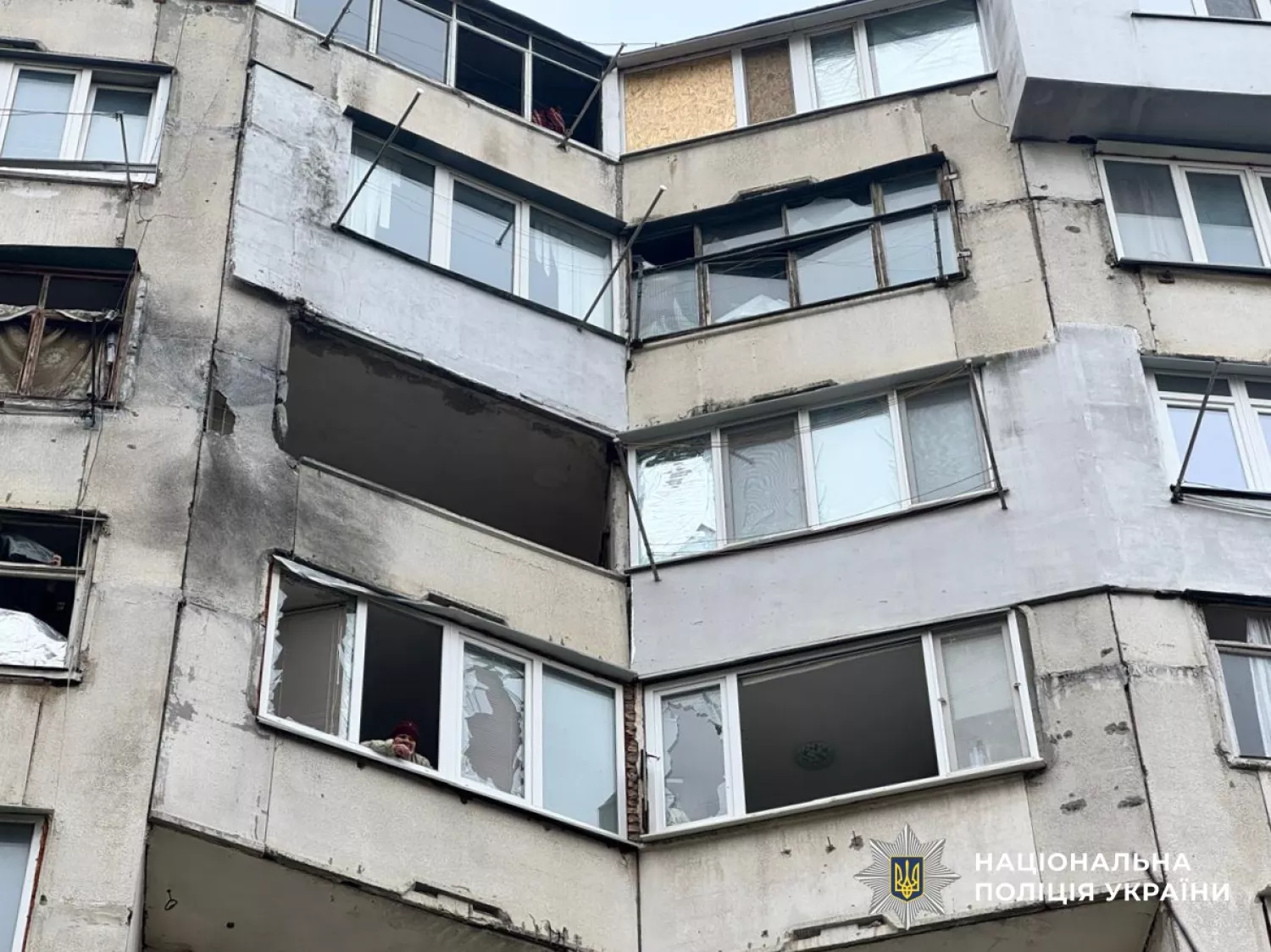 Наслідки обстрілу Херсонщини. Фото: Нацполіція