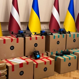 Латвія придбала дрони для українських підрозділів. Фото: Посольство України в Латвії