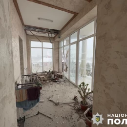 Наслідки обстрілу Херсонщини, фото: Нацполіція