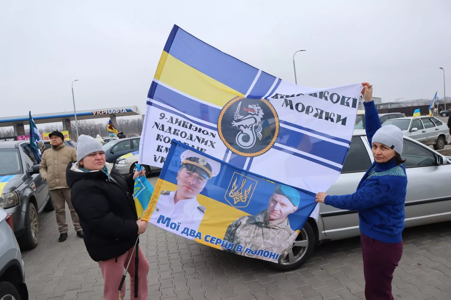 Акція на підтримку військовополонених. Фото: Вознесенська міська рада