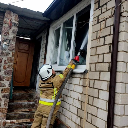 Пожежа в дачному будинку у селі Галицинове 10 березня, фото: ДСНС