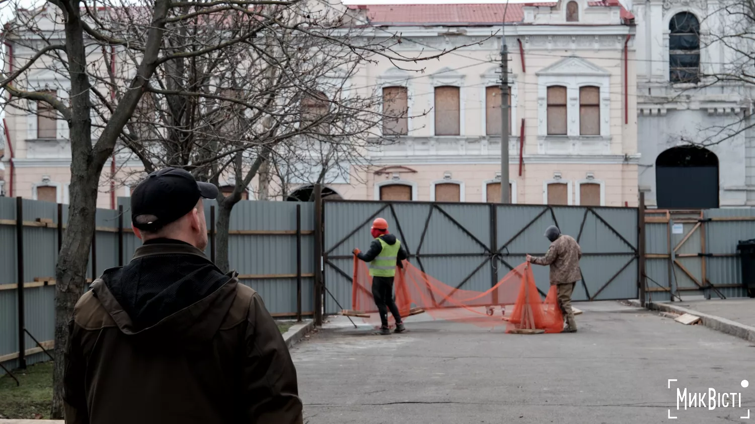 Будівля ліцею імені Миколи Аркаса, січень 2025 року, фото «NikVesti»