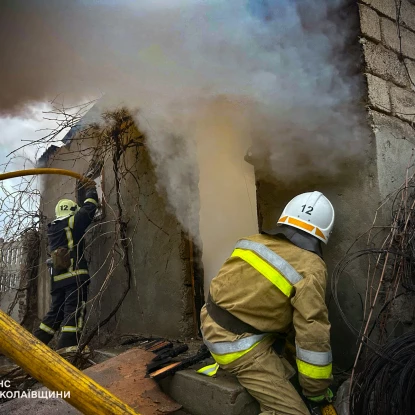 Пожежа в Миколаївській області 31 березня, фото: ДСНС