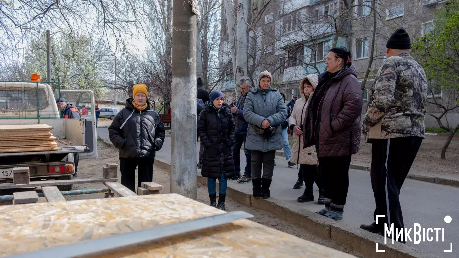Миколаїв після нічної атаки «шахедів» 10 квітня. Фото: «NikVesti»