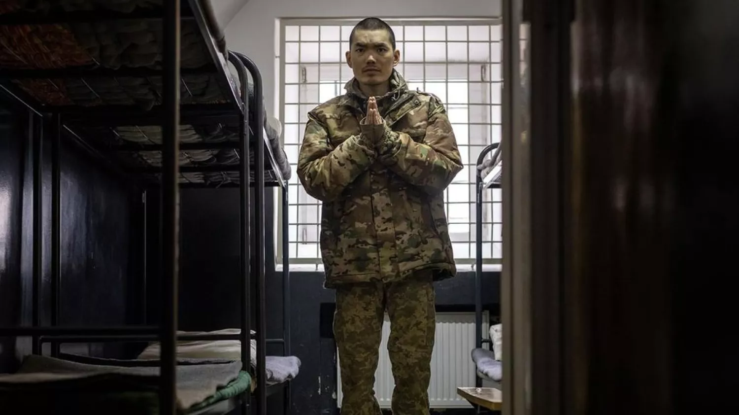 Громадянин Китаю, що воював на боці армії РФ, якого ЗСУ взяли в полон на Донеччині. Фото: СБУ