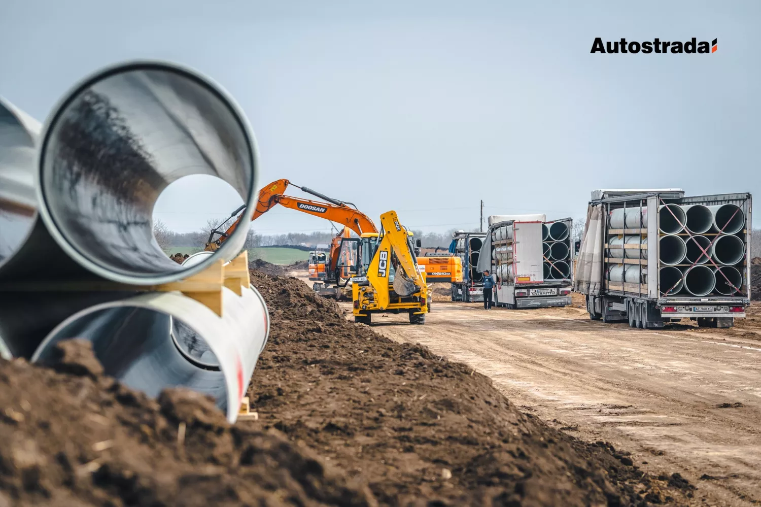 Будівництво нового водогону для Миколаєва, фото: «Автострада»