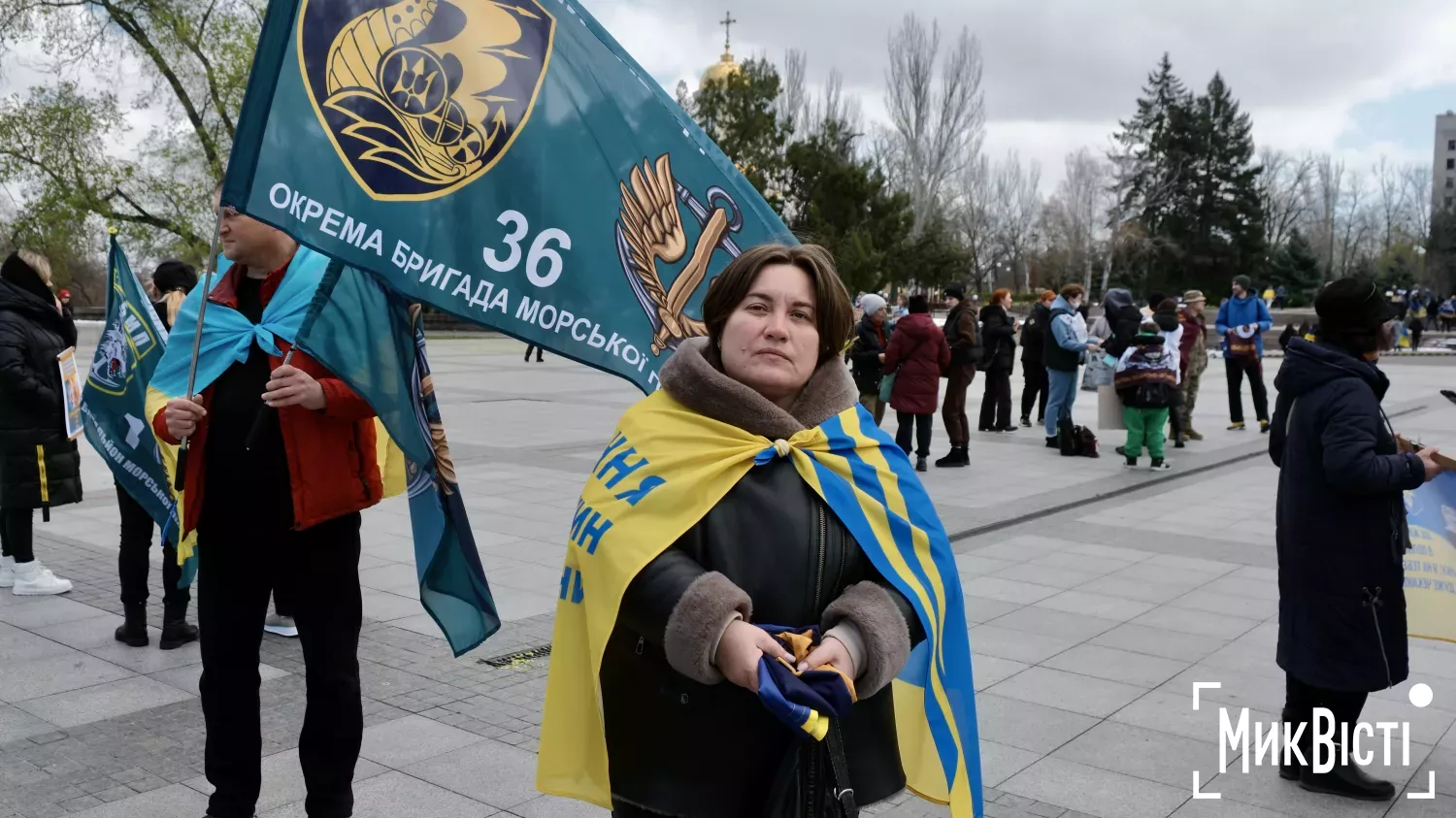 Мирна акція на підтримку військовополонених та зниклих безвісти у Миколаєві. Фото: «МикВісті»