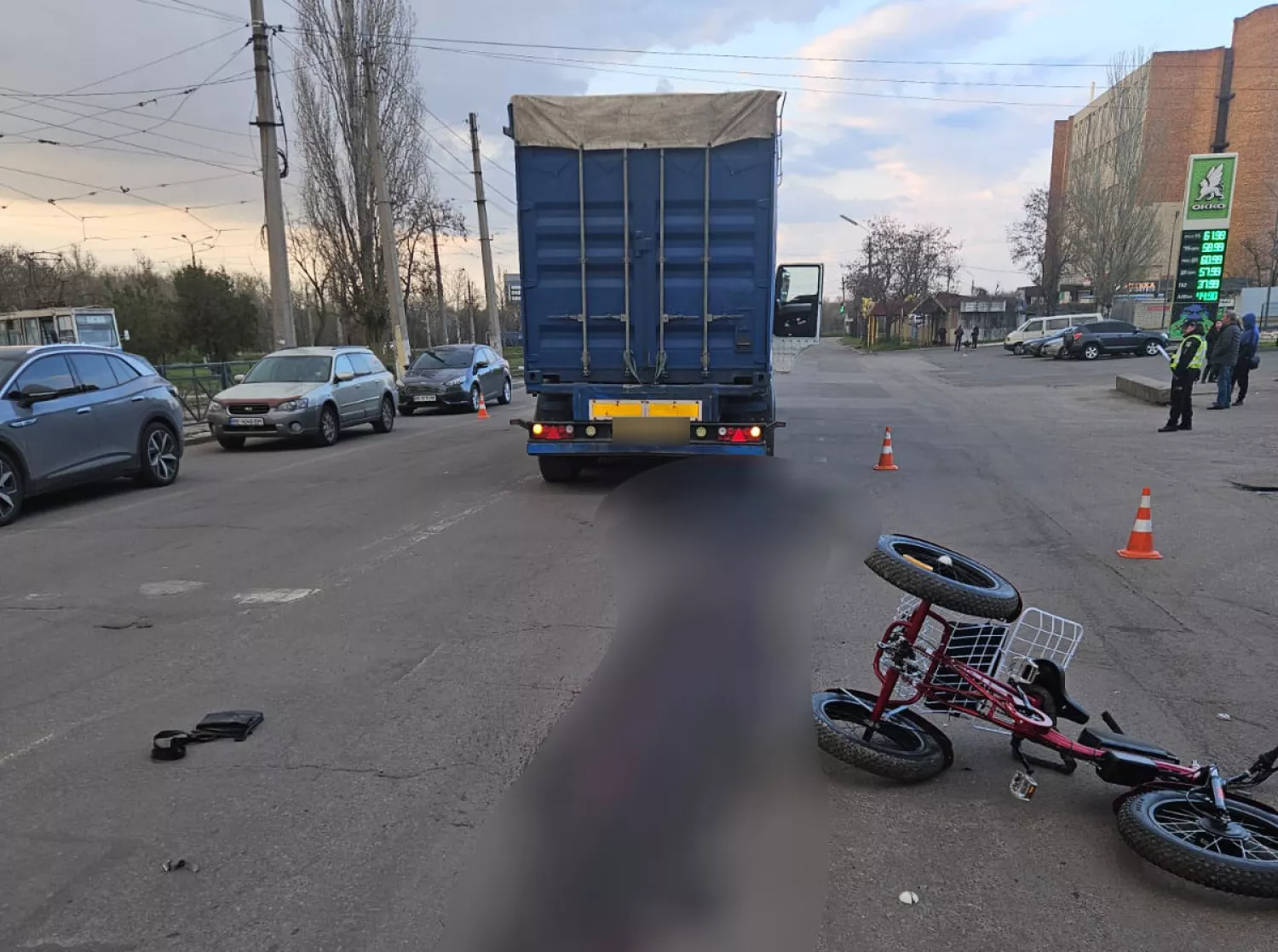 Аварія у Миколаєві. Фото: поліція Миколаївської області