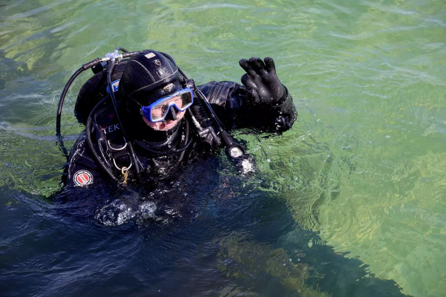 В Одесі водолази обстежують морське дно на пляжах. Фото: Одеська міська рада