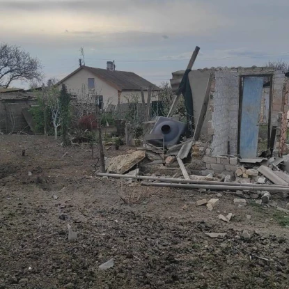 Російська армія обстріляла Херсонщину, фото: ОВА