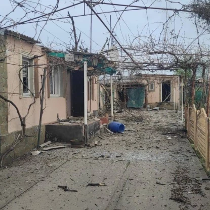 Російська армія обстріляла Херсонщину, фото: ОВА