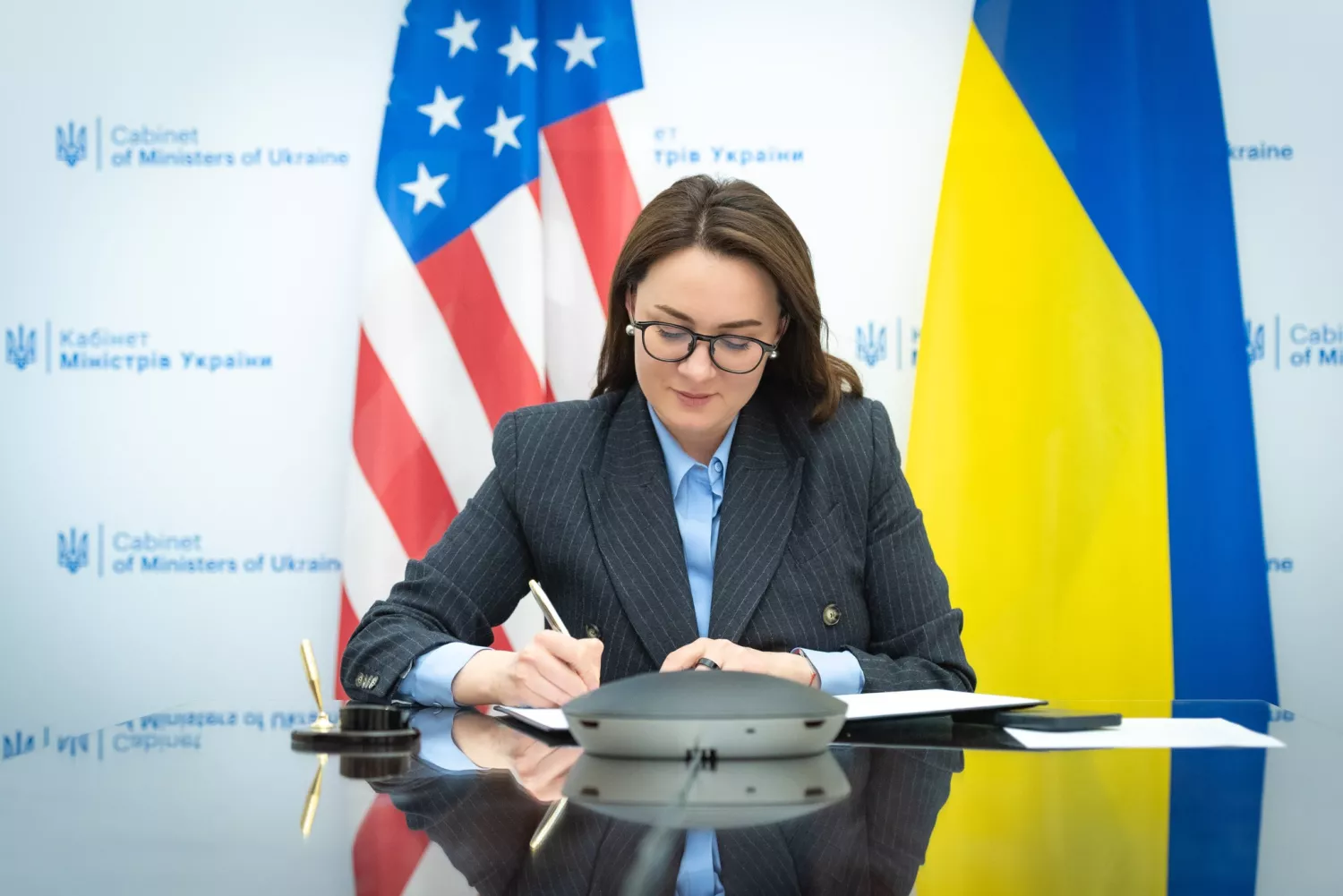 Україна та США підписали меморандум. Фото: Facebook/Юлія Свириденко