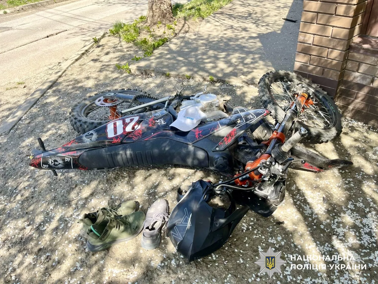 У Первомайську 21 квітня сталась ДТП. Фото: Нацполіція