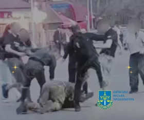 Бійка у Гідропарку в Києві, фото: Київська міська прокуратура
