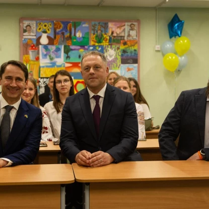 На Одещині відкрили підземну школу-укриття. Фото: МОН