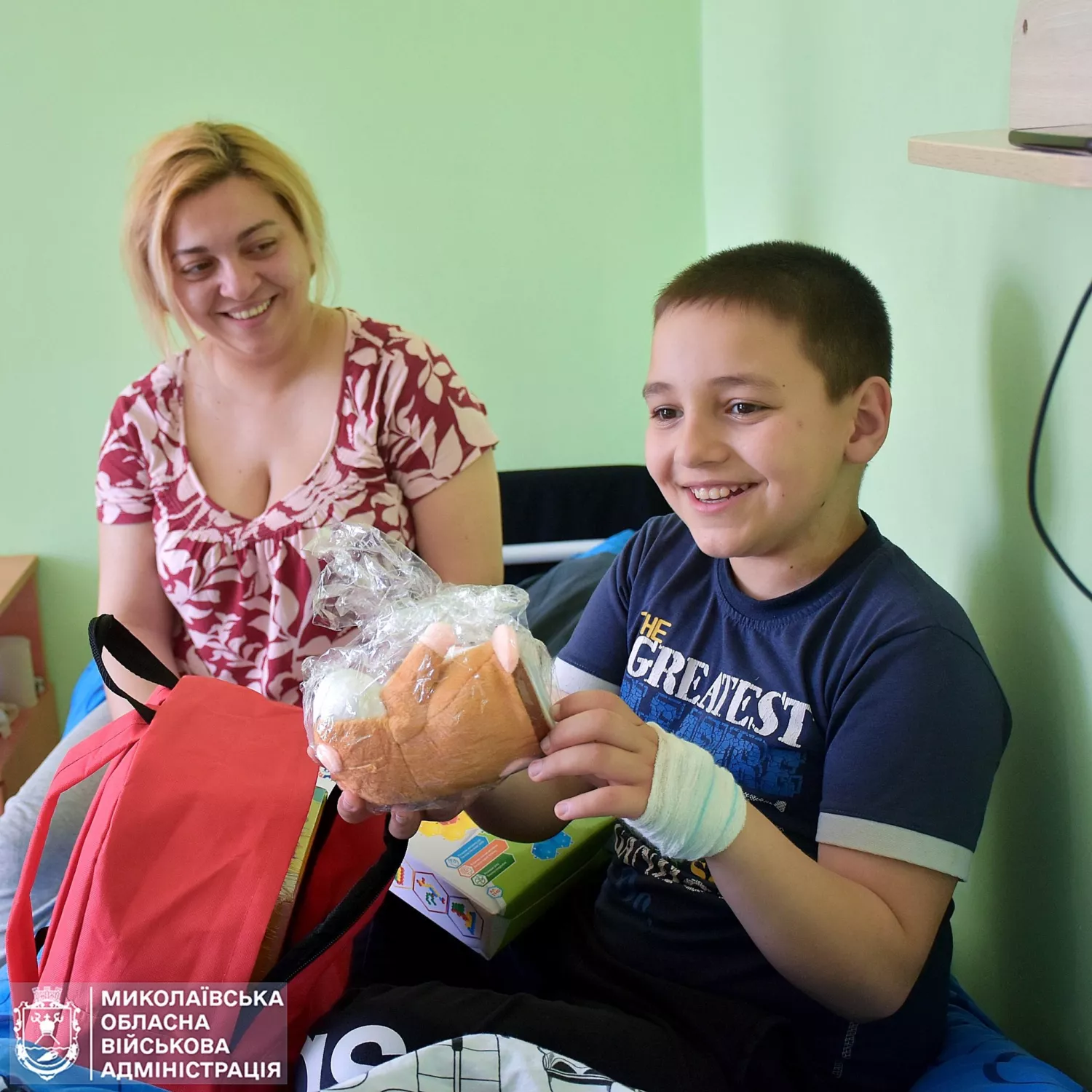 У Миколаєві відбулась зустріч з маленькими пацієнтами в межах програми ментального здоров’я «Ти як?». Фото: Миколаївська ОДА