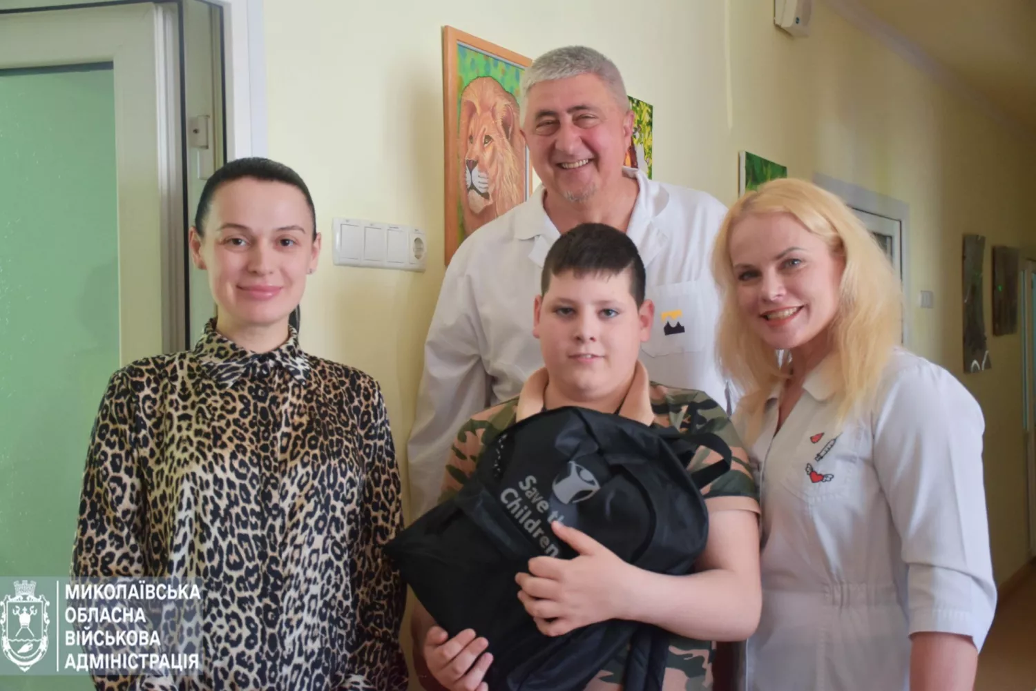 У Миколаєві відбулась зустріч з маленькими пацієнтами в межах програми ментального здоров’я «Ти як?». Фото: Миколаївська ОДА