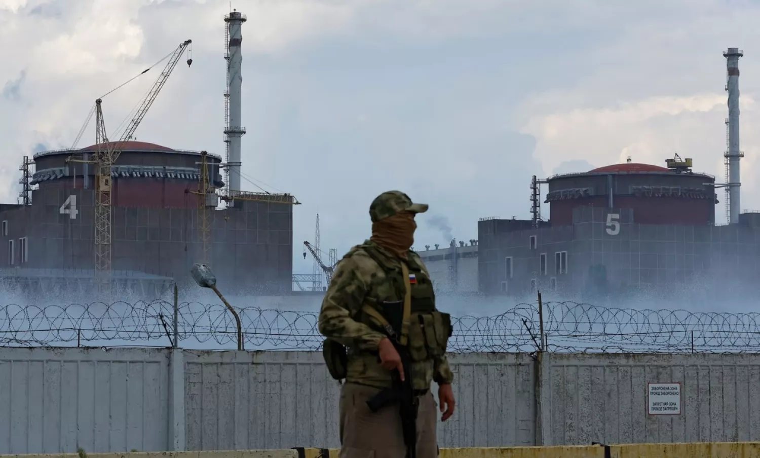 Російські військові на Запорізькій АЕС. Фото: Reuters