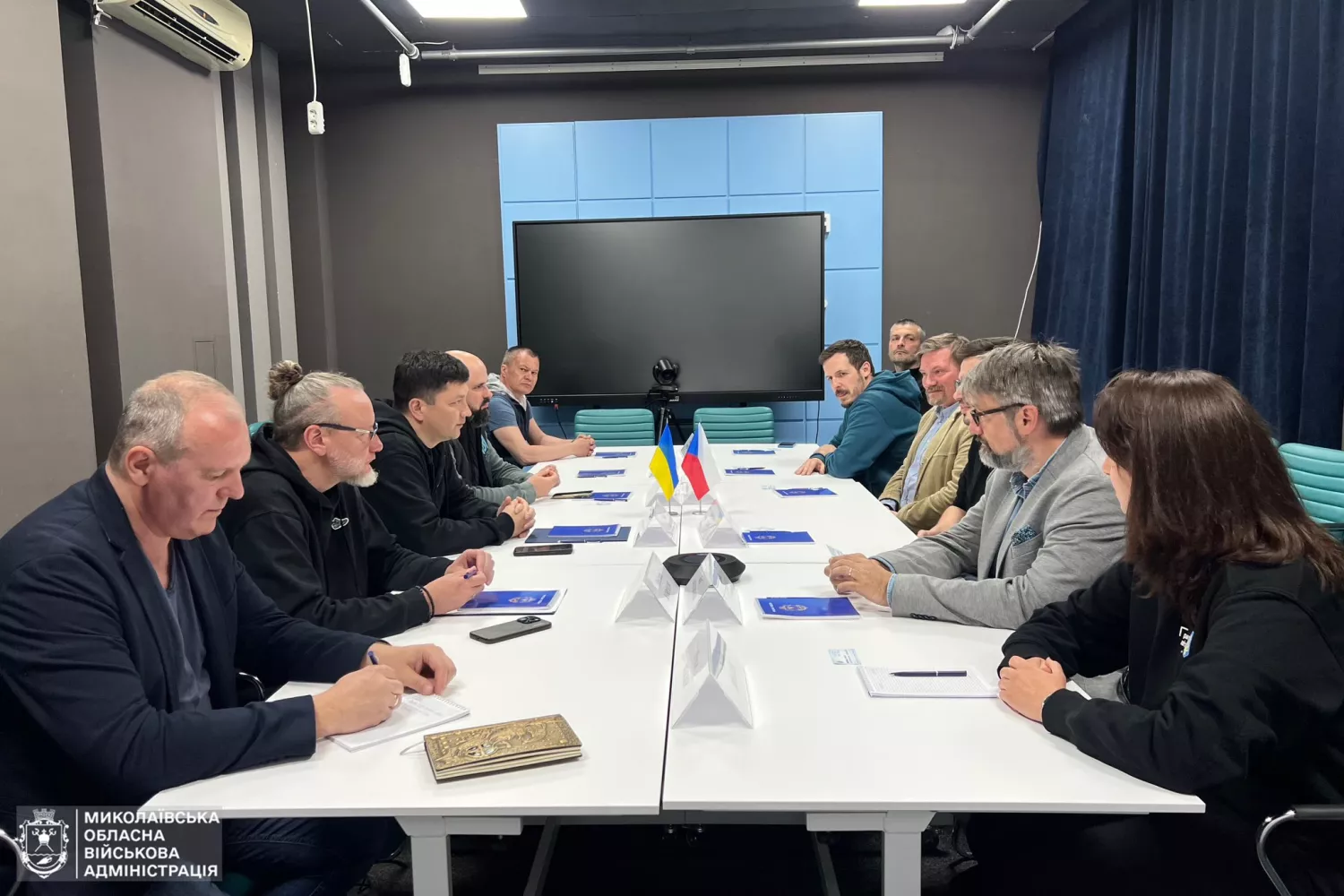 Зустріч миколаївської та чеської делегацій. Фото: Миколаївська ОВА