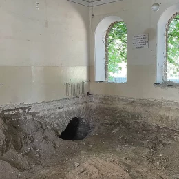 Підземний хід в ліцеї імені Аркаса. Фото: Євген Гомонюк