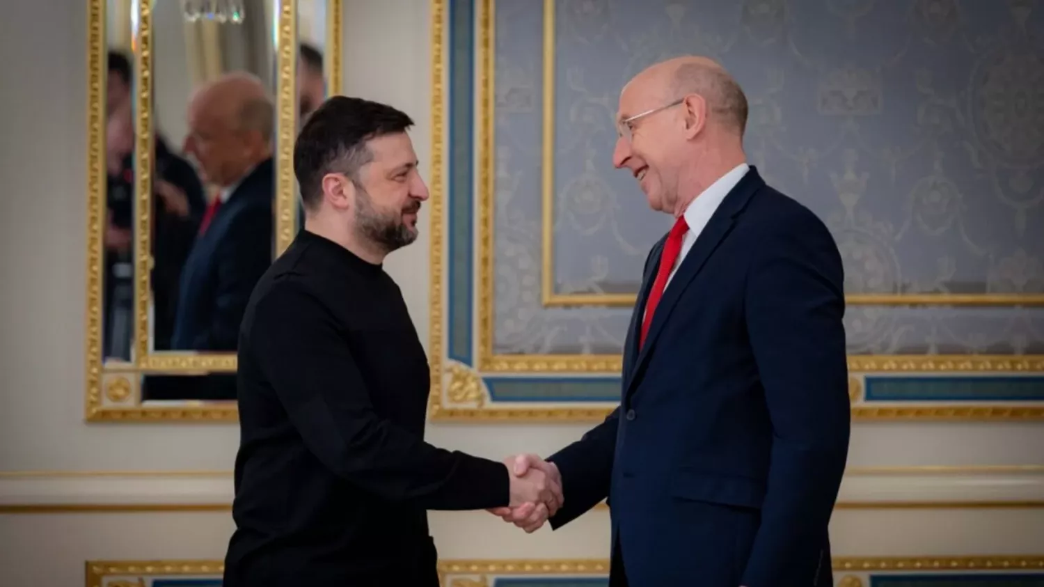 Міністр оборони Великої Британії Джон Гілі та президент України Володимир Зеленський, 9 січня 2026 року. Фото: Офіс президента України