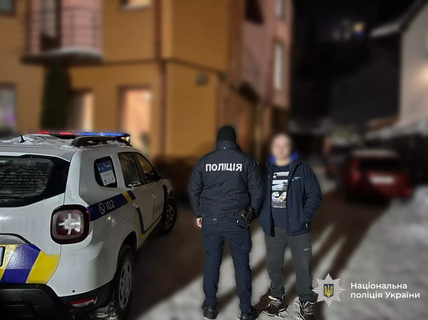 На Івано-Франківщині чоловік запускав салют. Фото: Нацполіція