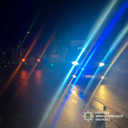 ДТП у Миколаєві 10 січня. Фото: Нацполіція