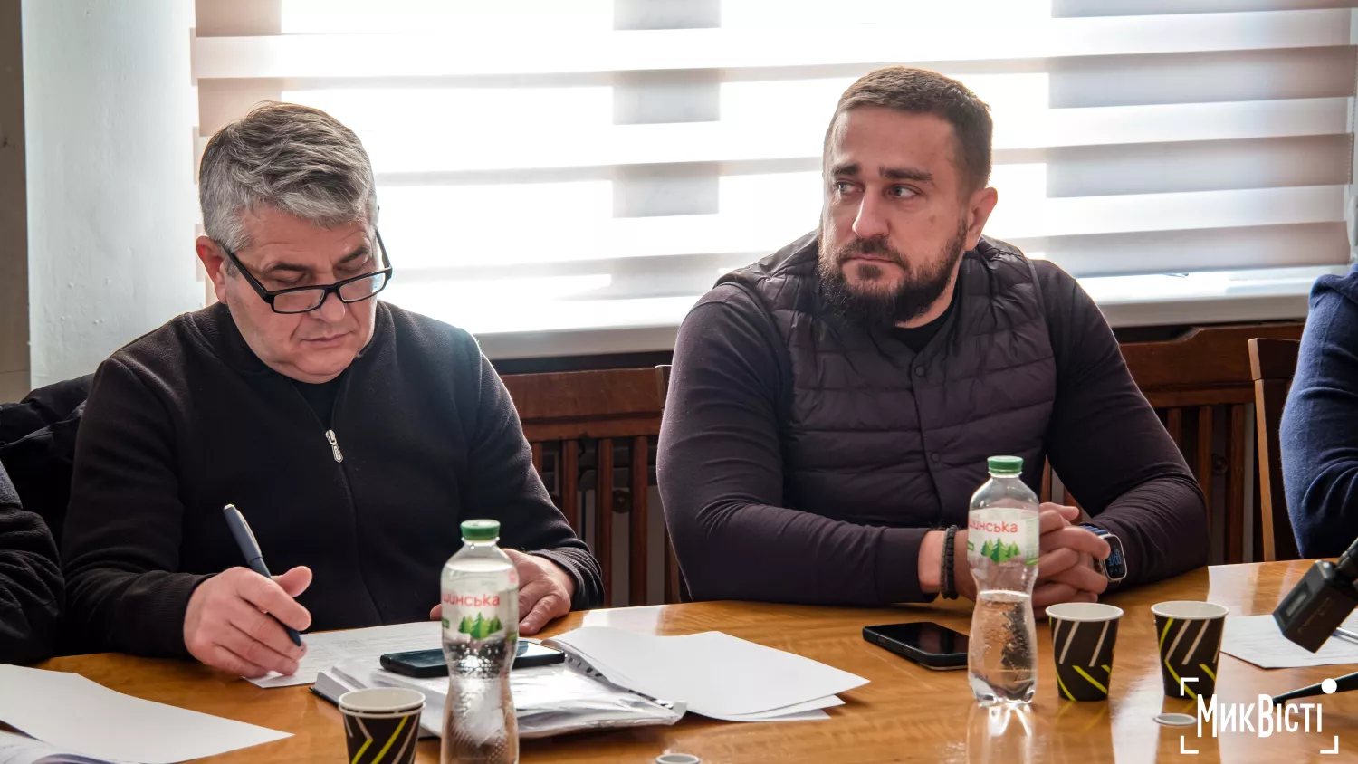 Заступники міського голови Анатолій Петров та Сергій Коренєв. Фото: НикВести