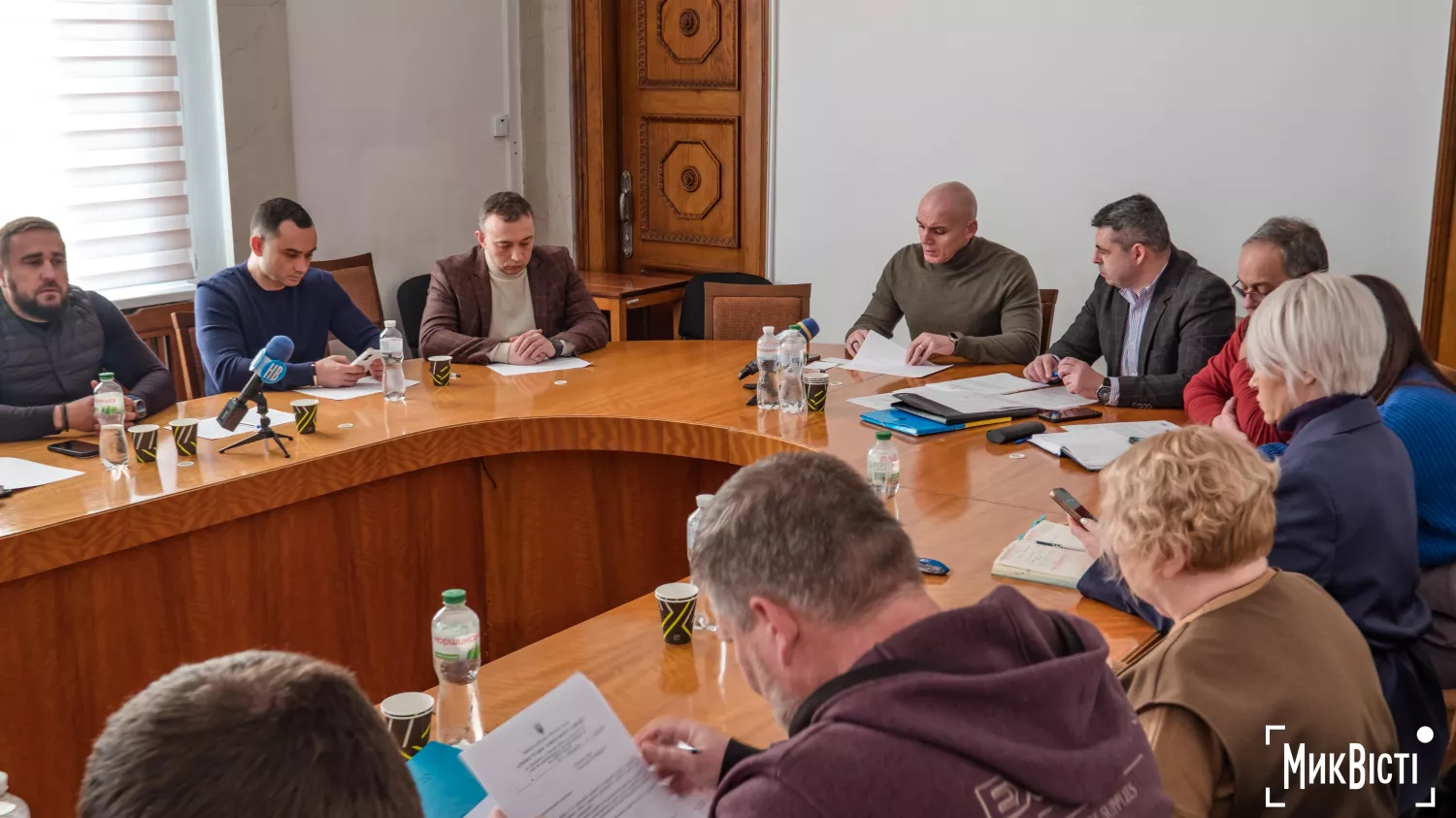 Перше з початку війни відкрите засідання апаратної наради Миколаївської міської ради. Фото: НикВести