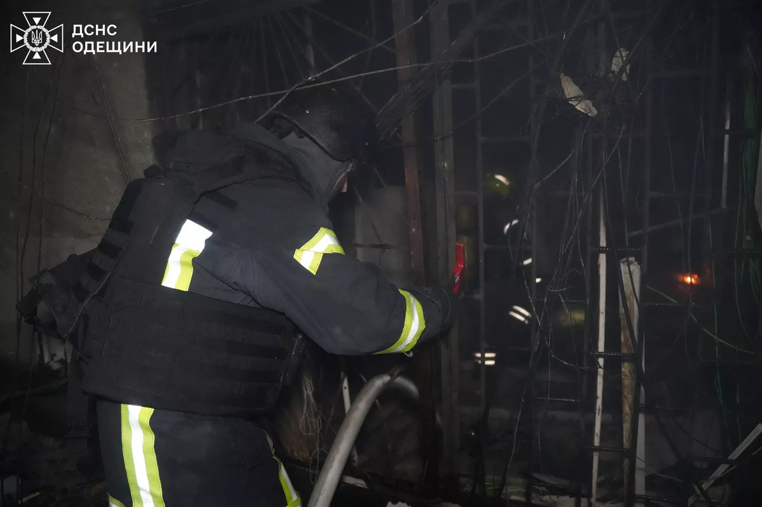 Обстріл Одеської області 13 січня. Фото: ДСНС