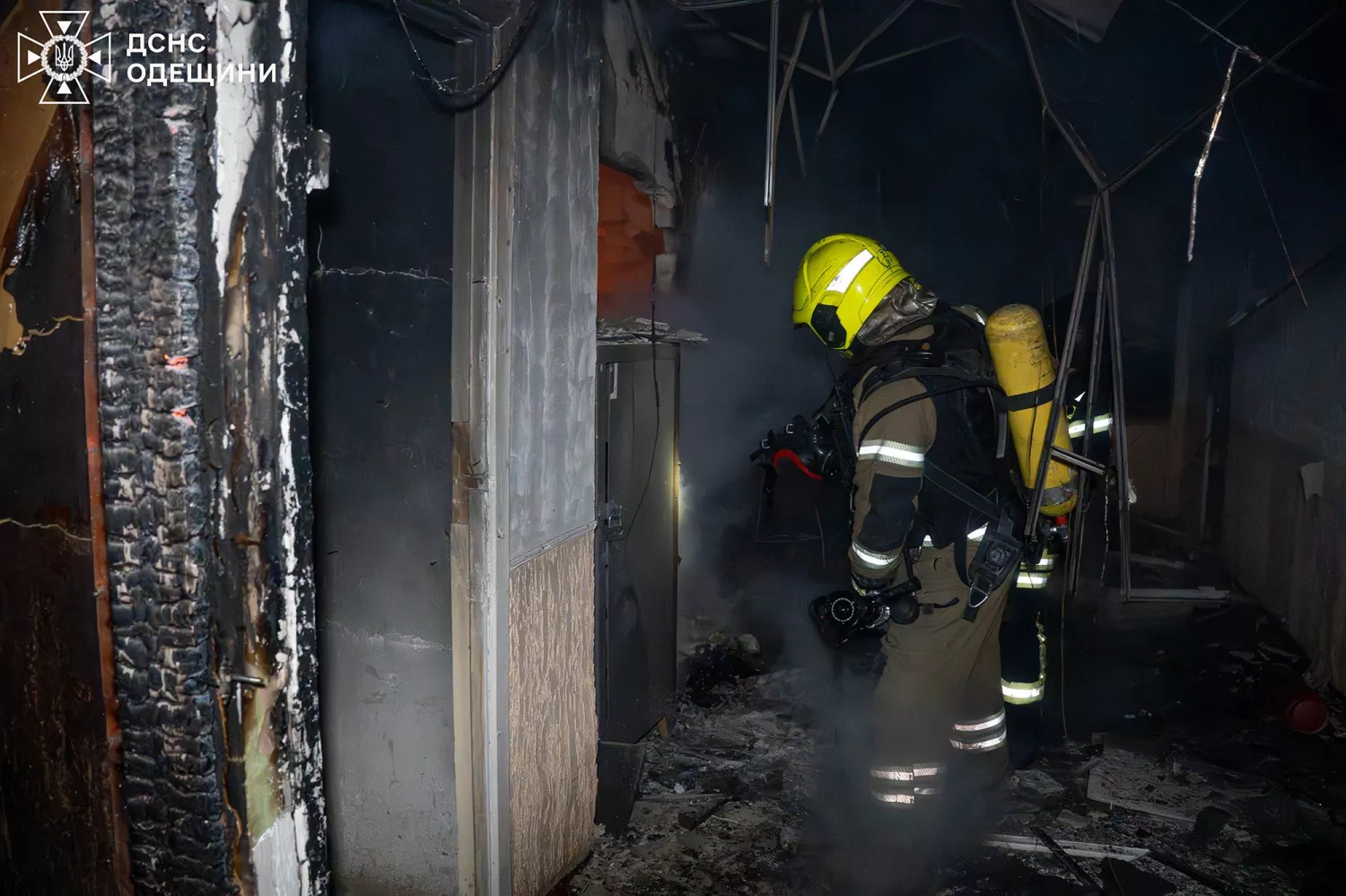 Обстріл Одеської області 13 січня. Фото: ДСНС