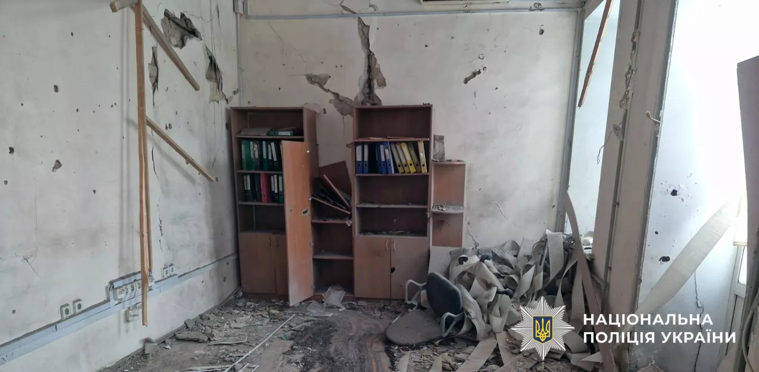 Російські обстріли на Херсонщині. Фото: Нацполіція Херсонщини