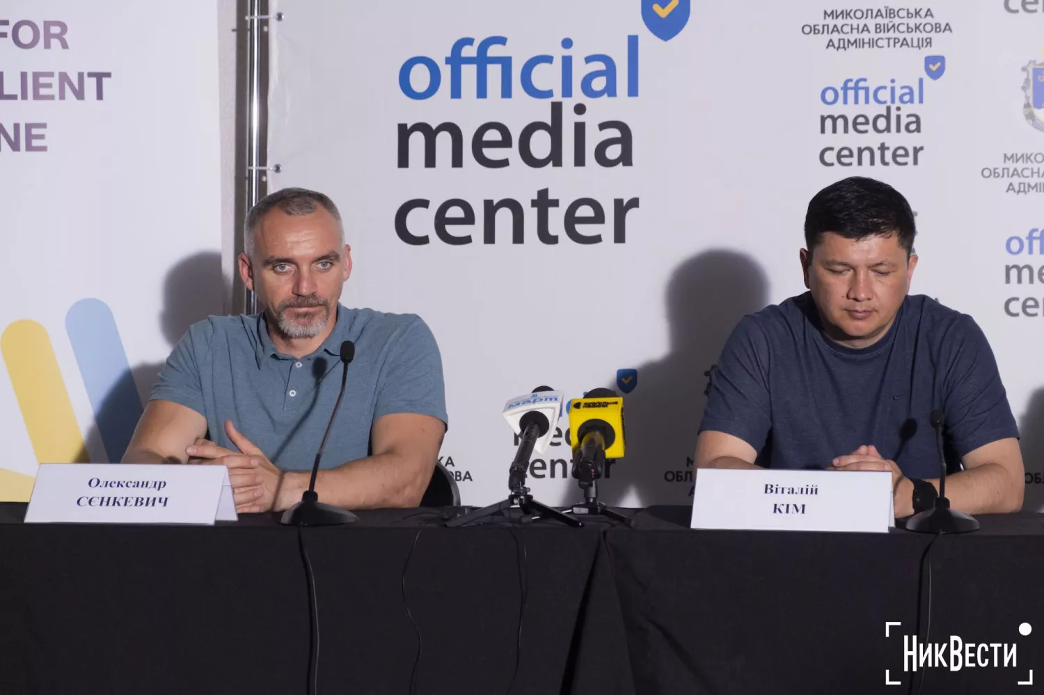Мер Миколаєва Олександр Сєнкевич та голова Миколаївської ОВА Віталій Кім, архівне фото: МикВісті