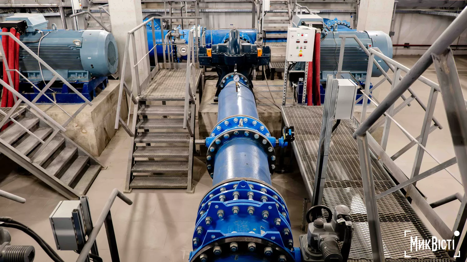 Насосна станція нового водогону для Миколаєва, фото «МикВісті»