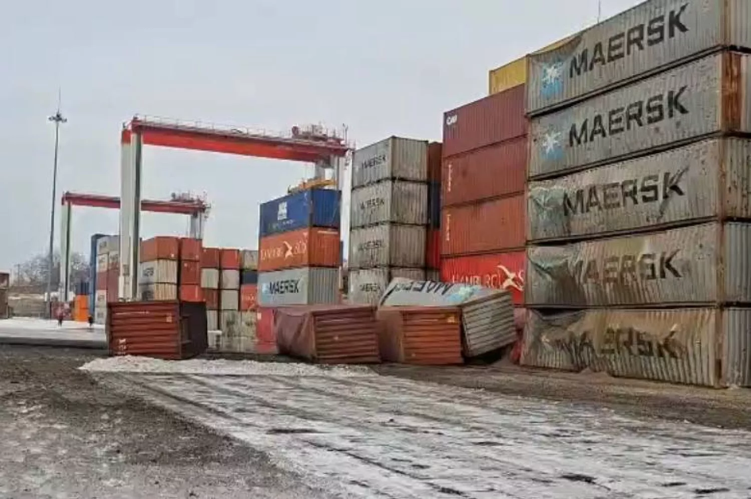 РФ балістикою атакувала порт Одещини. Фото: Одеська ОВА