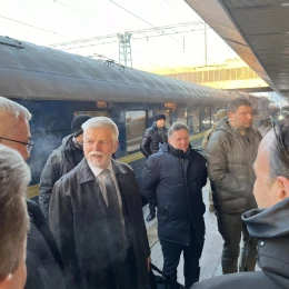 До Києва з візитом приїхав президент Чехії. Фото: Укрзалізниця