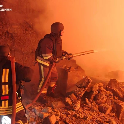 Наслідки дронової атаки на Одещину. Фото: ДСНС