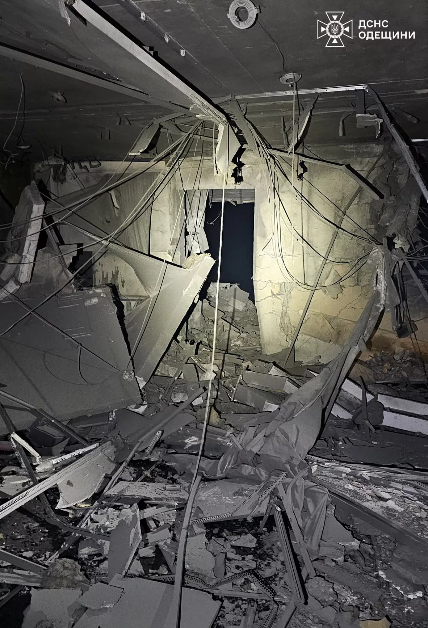 Обстріл Одещини 19 січня. Фото: ДСНС Одеської області