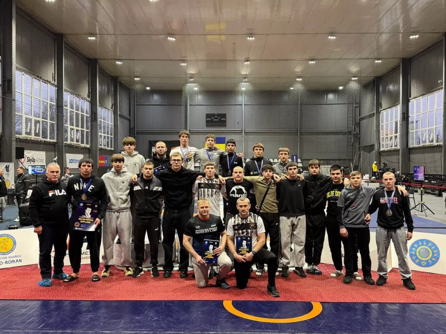 Спортсмени Миколаївщини здобули шість нагород на Всеукраїнському турнірі з греко-римської боротьби. Фото: Миколаївська ОВА