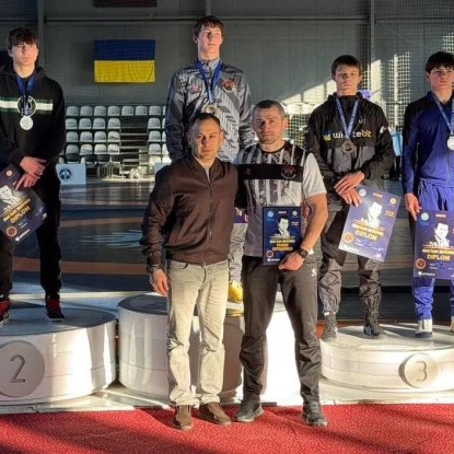 Спортсмени Миколаївщини здобули шість нагород на Всеукраїнському турнірі з греко-римської боротьби. Фото: Миколаївська ОВА