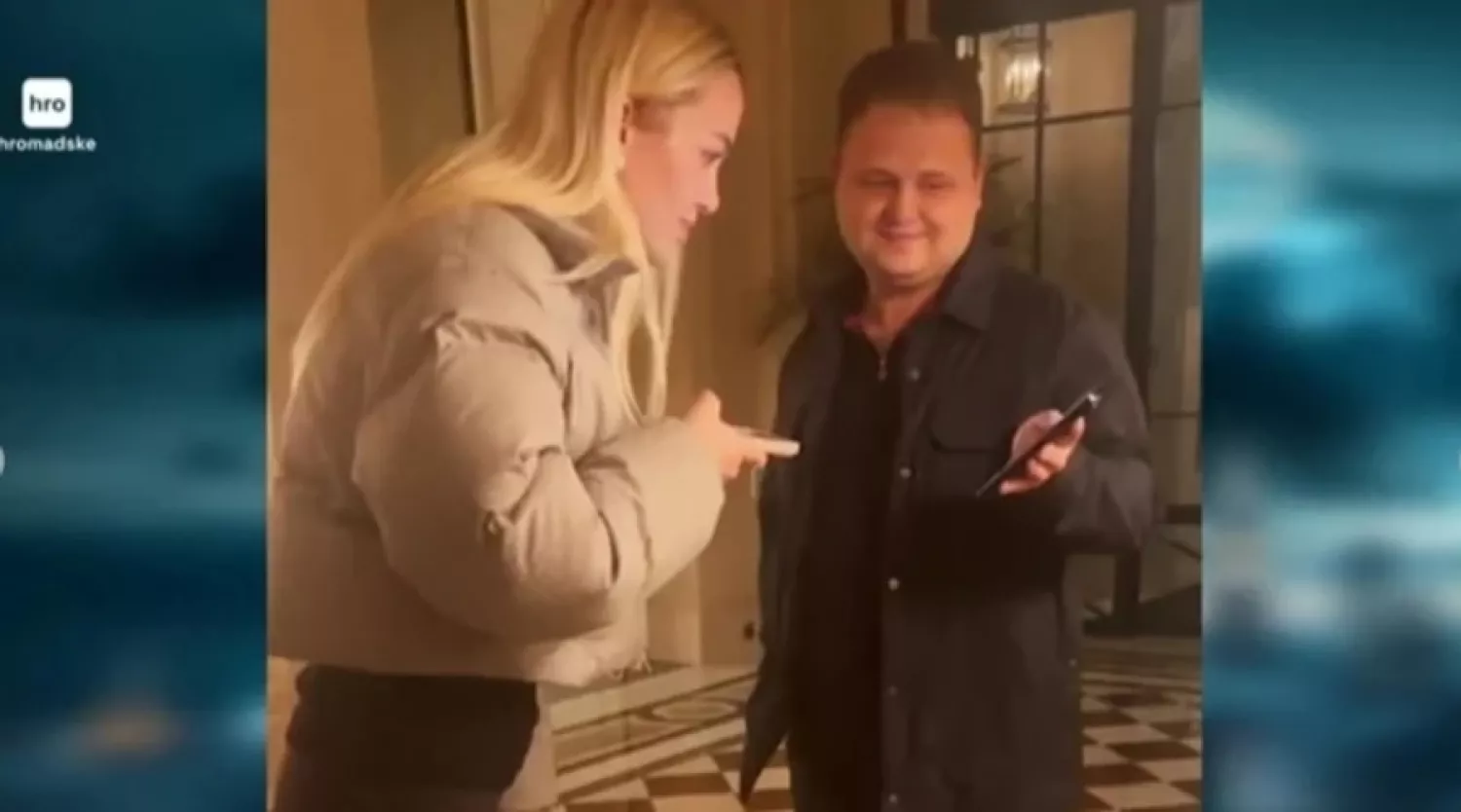 Роман Кравець та блогерка Уляна Мельник. Ілюстративне фото: скриншот з відео hromadske