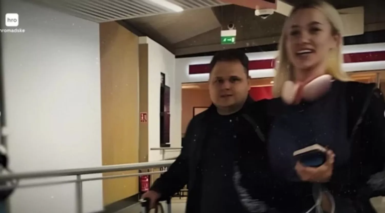 Роман Кравець та блогерка Уляна Мельник. Ілюстративне фото: скриншот з відео hromadske