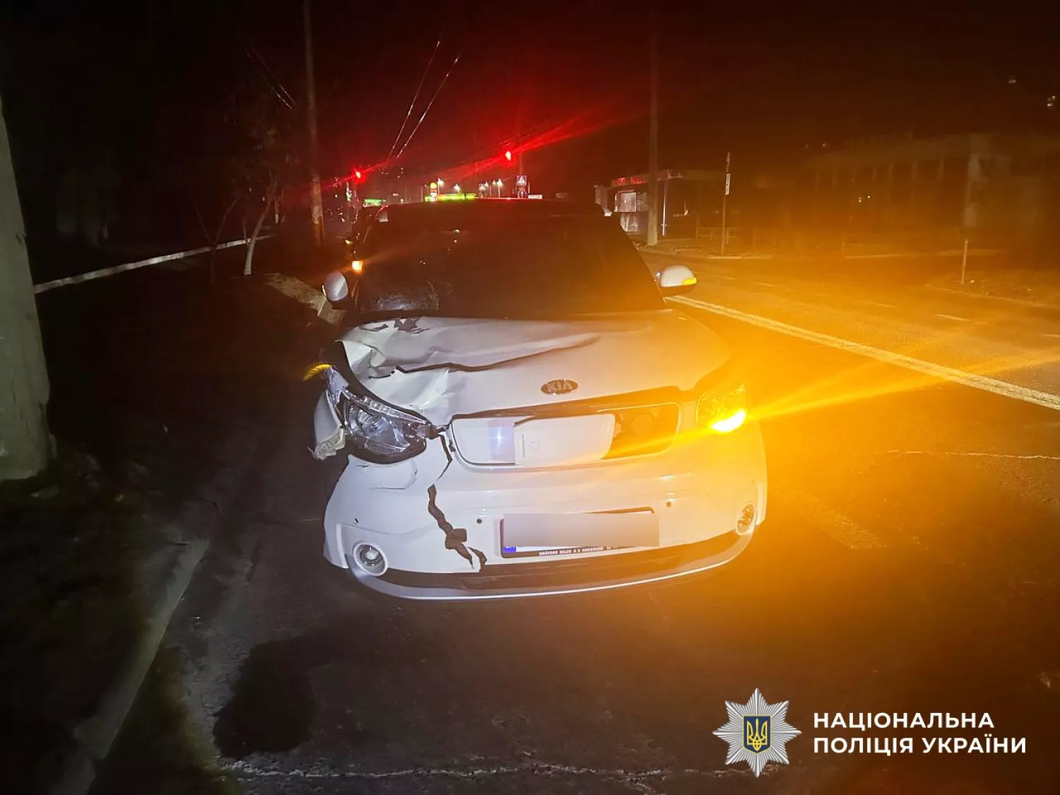 У Миколаєві водій Lexus збив пішохода, фото: Національна поліція