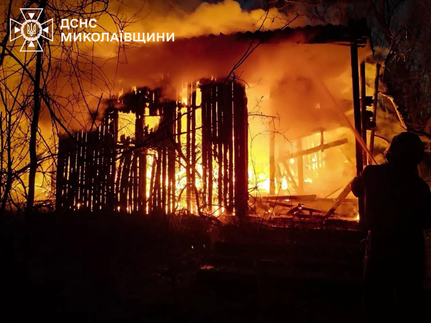 Пожежа на Миколаївщині. Фото: ДСНС, ілюстративне