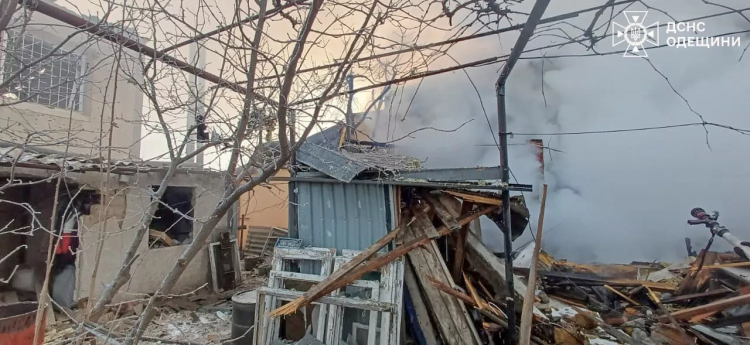 Наслідки обстрілу Одещини. Фото: ДСНС