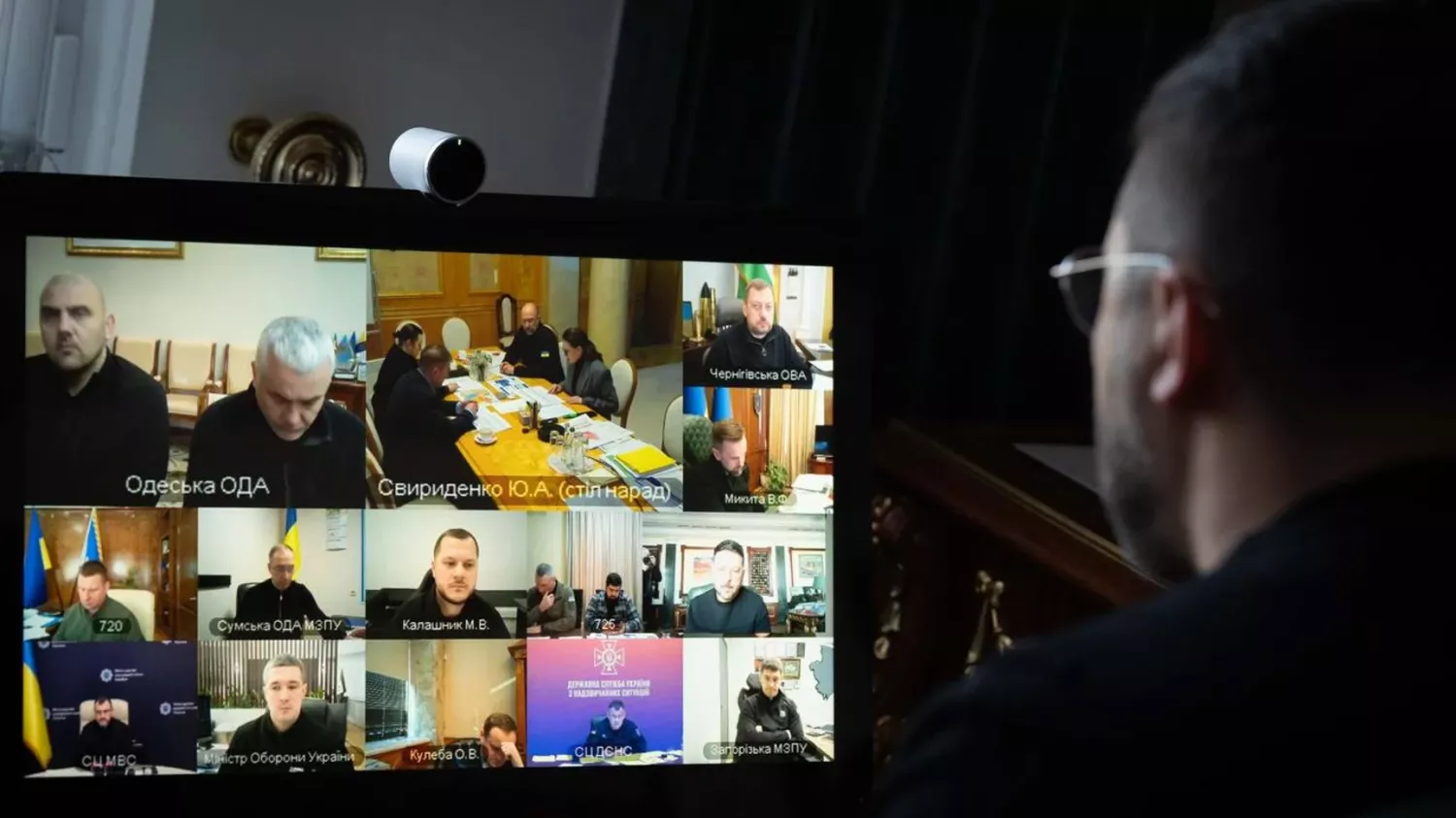 Президент Володимир Зеленський провів спеціальний енергетичний селектор. Фото: Офіс президента