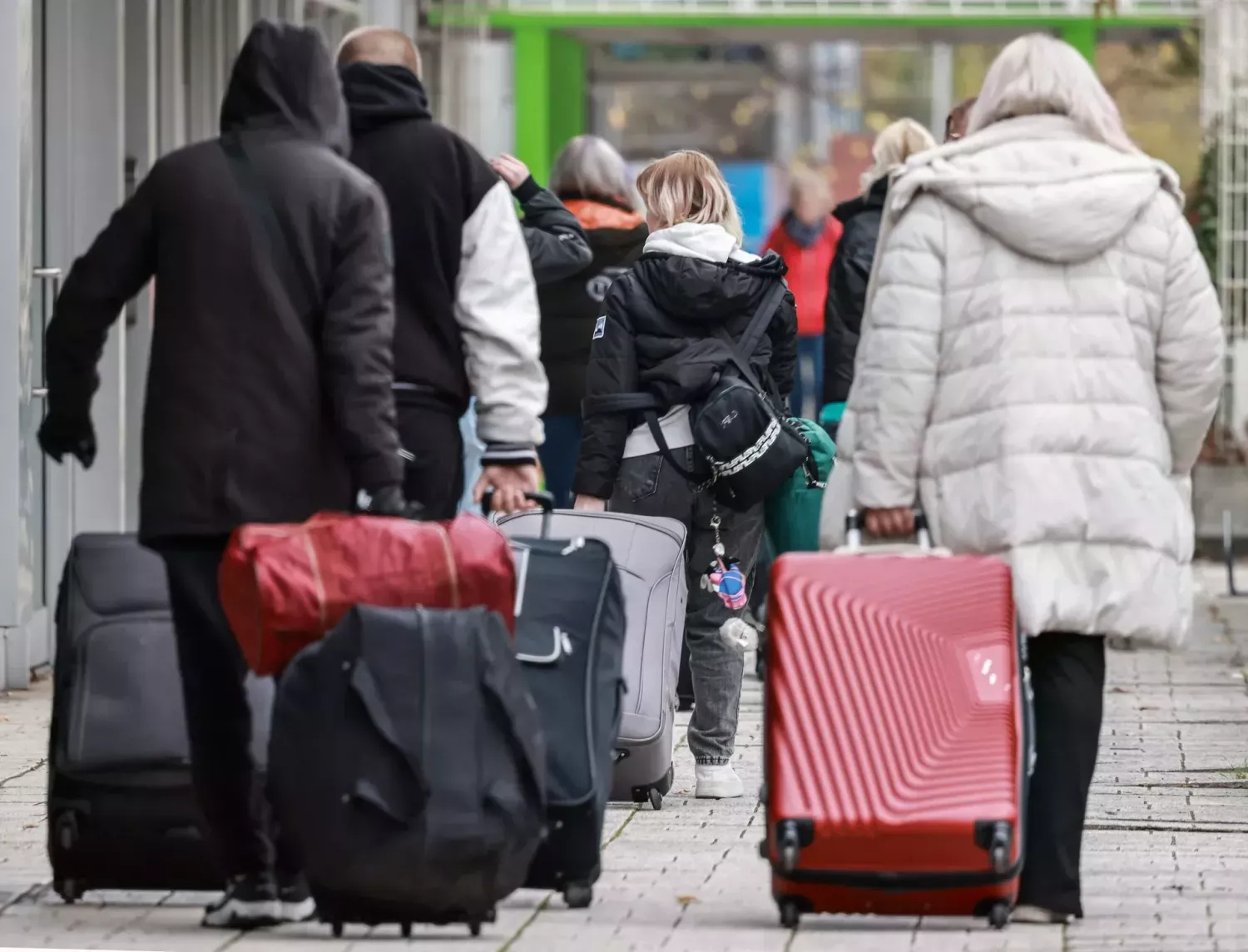 Українські біженці. Фото: Ганнібал Ганшке/EFE