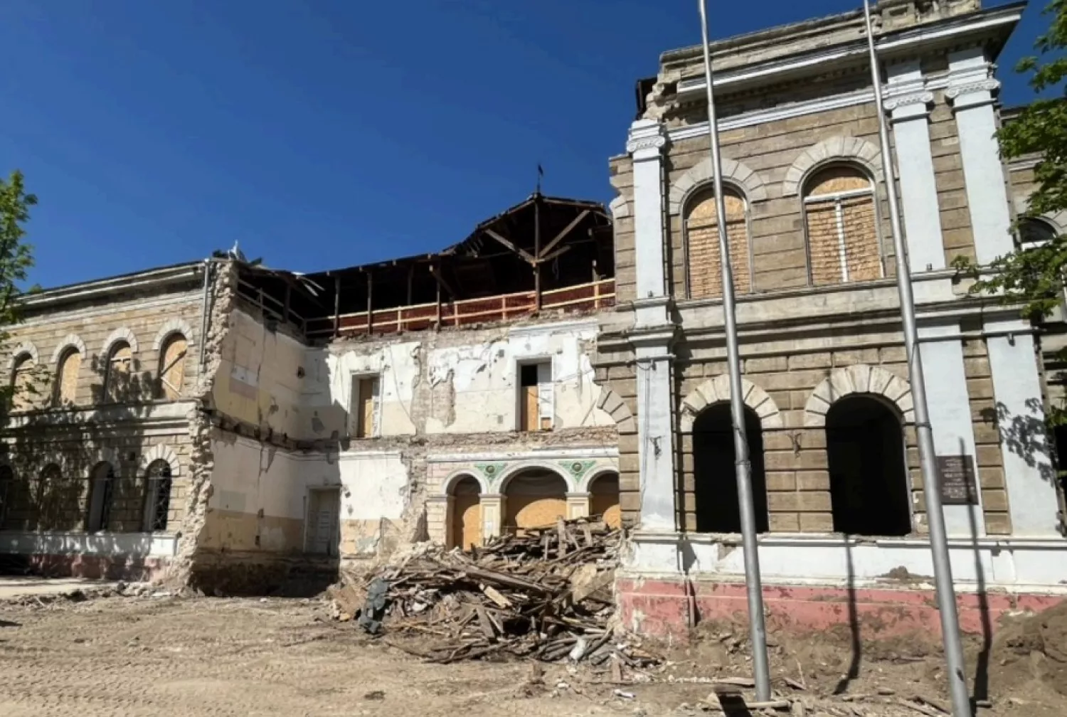 На завершення відбудови ліцею Аркаса потрібно ще 2 роки. Фото: УКП